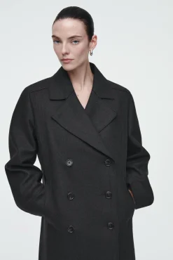 COS Jackor & Kappor*LÅNG PEACOAT I ULL