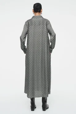 COS Klänningar & Jumpsuits*MAXI SKJORTKLÄNNING MED GEOMETRISKT MÖNSTER