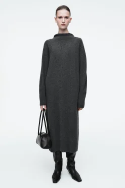 COS Stickat | Klänningar & Jumpsuits*MAXIKLÄNNING I MERINOULL MED HUVA