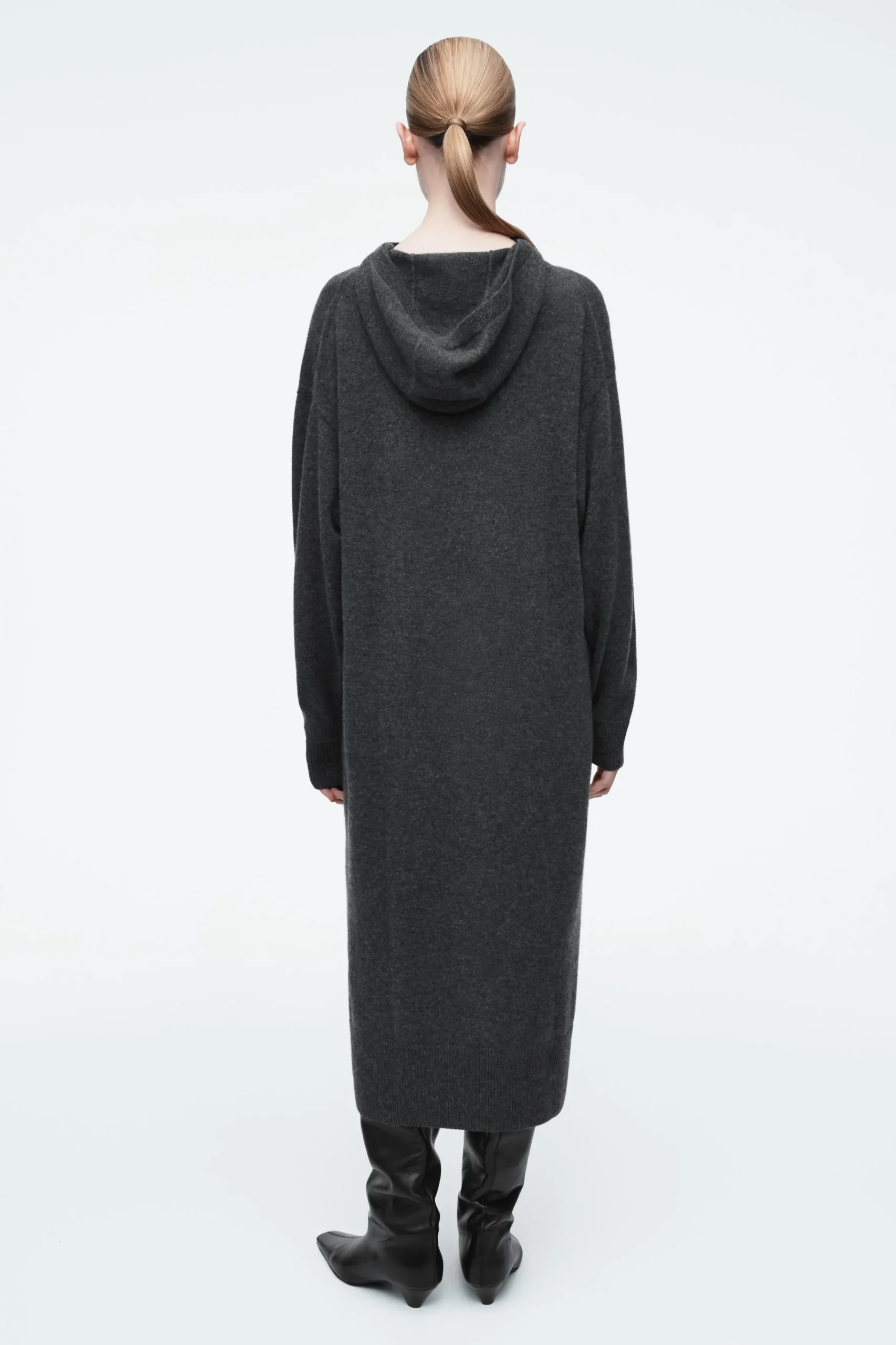 COS Stickat | Klänningar & Jumpsuits*MAXIKLÄNNING I MERINOULL MED HUVA