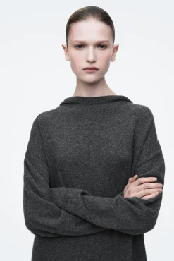 COS Stickat | Klänningar & Jumpsuits*MAXIKLÄNNING I MERINOULL MED HUVA