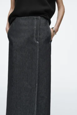 COS Kjolar | Matchande Set*MIDI JEANSKJOL MED RAKT SNITT