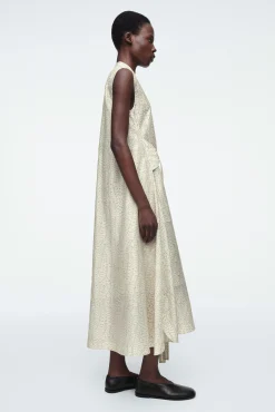 COS Klänningar & Jumpsuits | Occasionwear*MÖNSTRAD MIDIKLÄNNING MED KNYTBAND