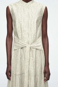COS Klänningar & Jumpsuits | Occasionwear*MÖNSTRAD MIDIKLÄNNING MED KNYTBAND