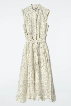 COS Klänningar & Jumpsuits | Occasionwear*MÖNSTRAD MIDIKLÄNNING MED KNYTBAND