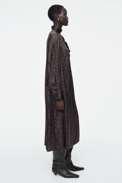 COS Klänningar & Jumpsuits*MÖNSTRAD MIDIKLÄNNING MED SCARF-DETALJ