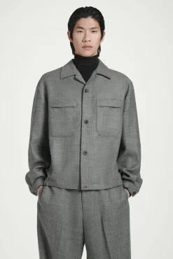 COS Jackor & Kappor | Matchande Set*OVERSHIRT I ULLFLANELL