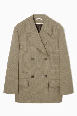 COS Jackor & Kappor*OVERSIZE RUTIG DUBBELKNÄPPT KAVAJ