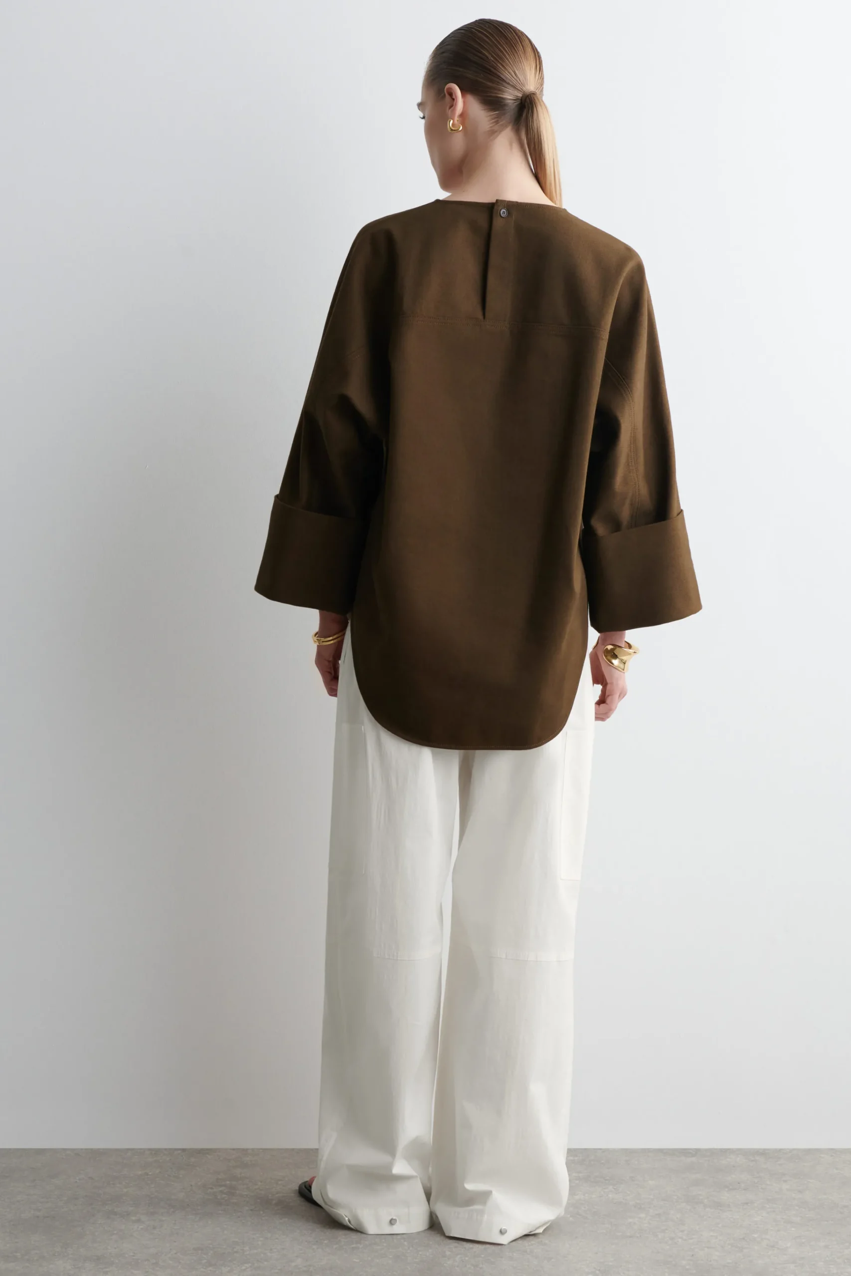 COS Toppar | Matchande Set*OVERSIZED DENIM TOP
