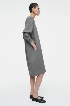 COS Klänningar & Jumpsuits*OVERSIZED SWEATSHIRT MIDI DRESS