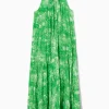 COS Klänningar & Jumpsuits*OVERSIZE-MAXIKLÄNNING MED RYNKNING