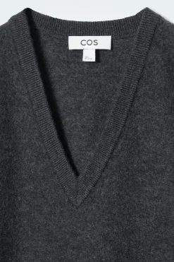 COS Stickat | Toppar*OVERSIZE-VÄST I KOKT ULL