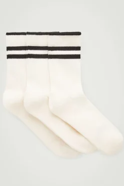 COS Underkläder & Strumpor*3-PACK RIBBSTICKADE SPORTSTRUMPOR