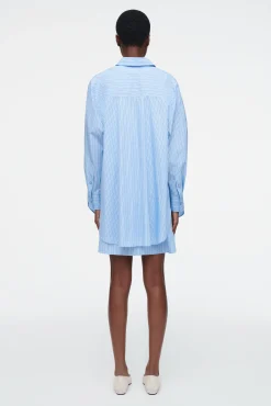 COS Klänningar & Jumpsuits*RANDIG SKJORTKLÄNNING MED UTSTÄLLD FÅLL