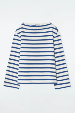 COS T-shirts | Toppar*RANDIG TOPP MED BÅTRINGNING