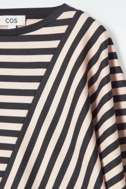 COS Toppar*RANDIG T-SHIRT MED PANELER & KLASSISK PASSFORM
