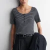 COS T-shirts | Toppar*RIBBAD HENLEY T-SHIRT