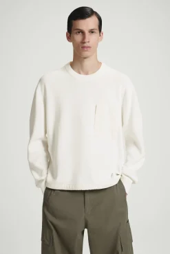 COS Sweatshirts & Hoodies*RIBBSTICKAD TRÖJA I PARACHUTE-MODELL