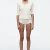 COS Shorts | Byxor*RIBBSTICKADE KORTA SHORTS I SIDEN