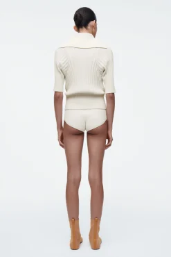 COS Shorts | Byxor*RIBBSTICKADE KORTA SHORTS I SIDEN