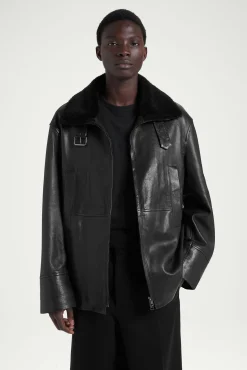 COS Jackor & Kappor*SKINNJACKA MED SHEARLINGDETALJER