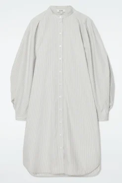 COS Klänningar & Jumpsuits*SKJORTKLÄNNING I MIDIMODELL MED MURARKRAGE
