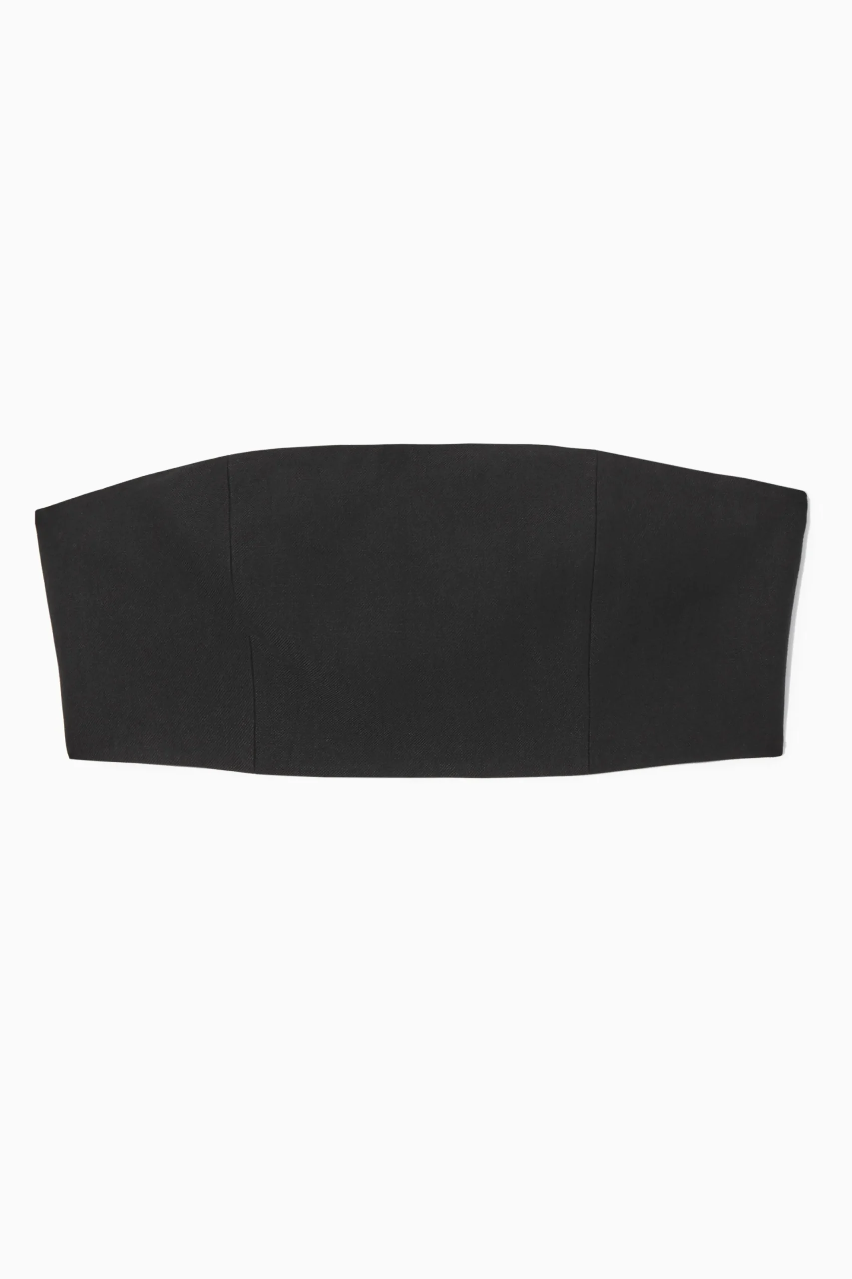 COS Toppar*SMOCKAD BUSTIER I LINNEBLANDNING