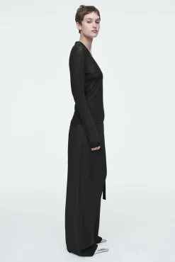 COS Skor*SPETSIGA SLINGBACKS I LÄDER MED TAXKLACK