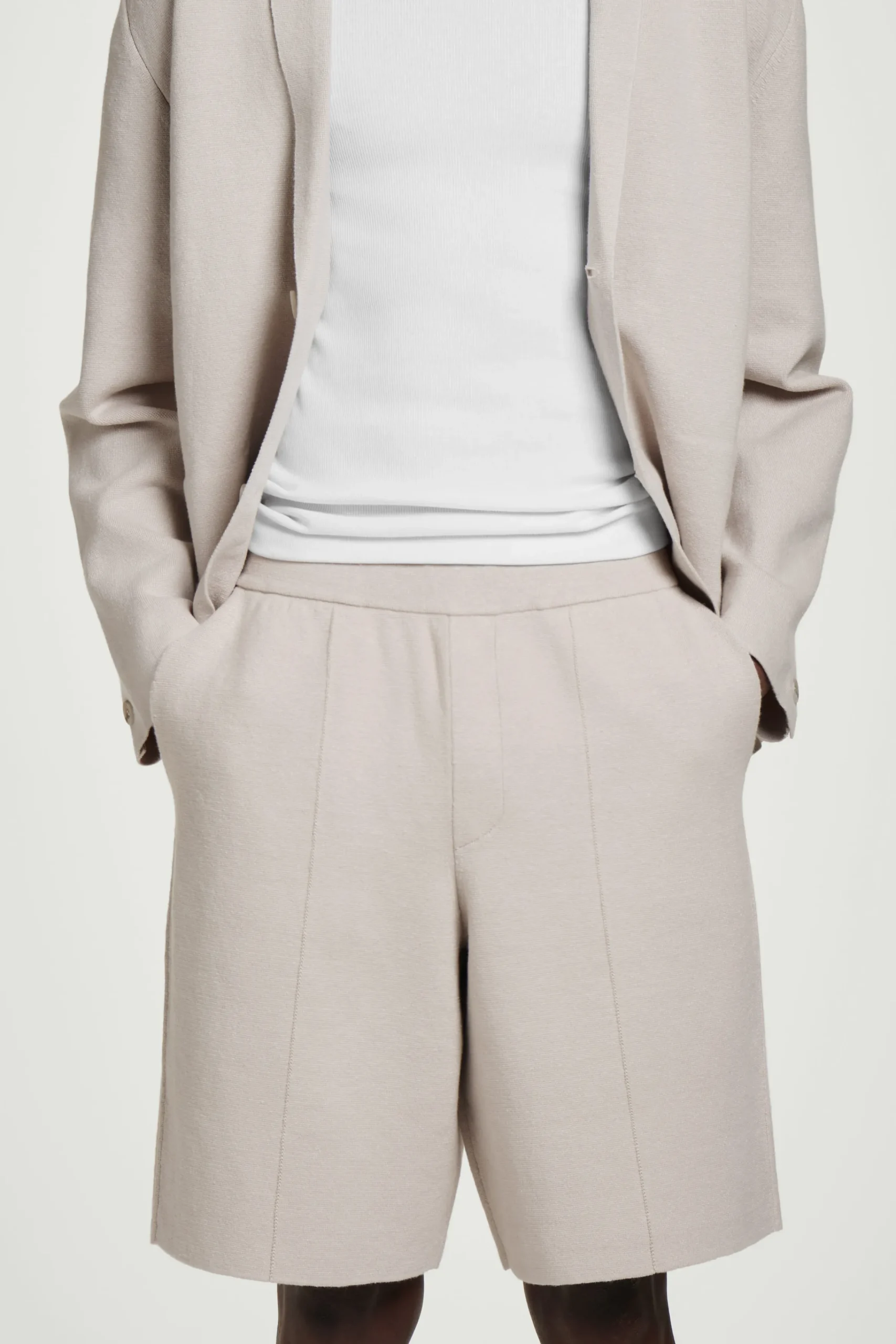 COS Kostymer | Shorts*STICKADE SHORTS I LINNE