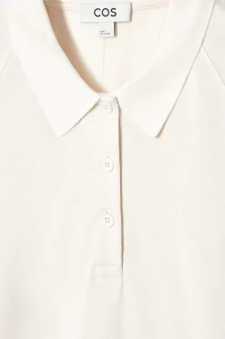 COS T-shirts | Toppar*STRUKTURERAD LÅNGÄRMAD POLOTRÖJA