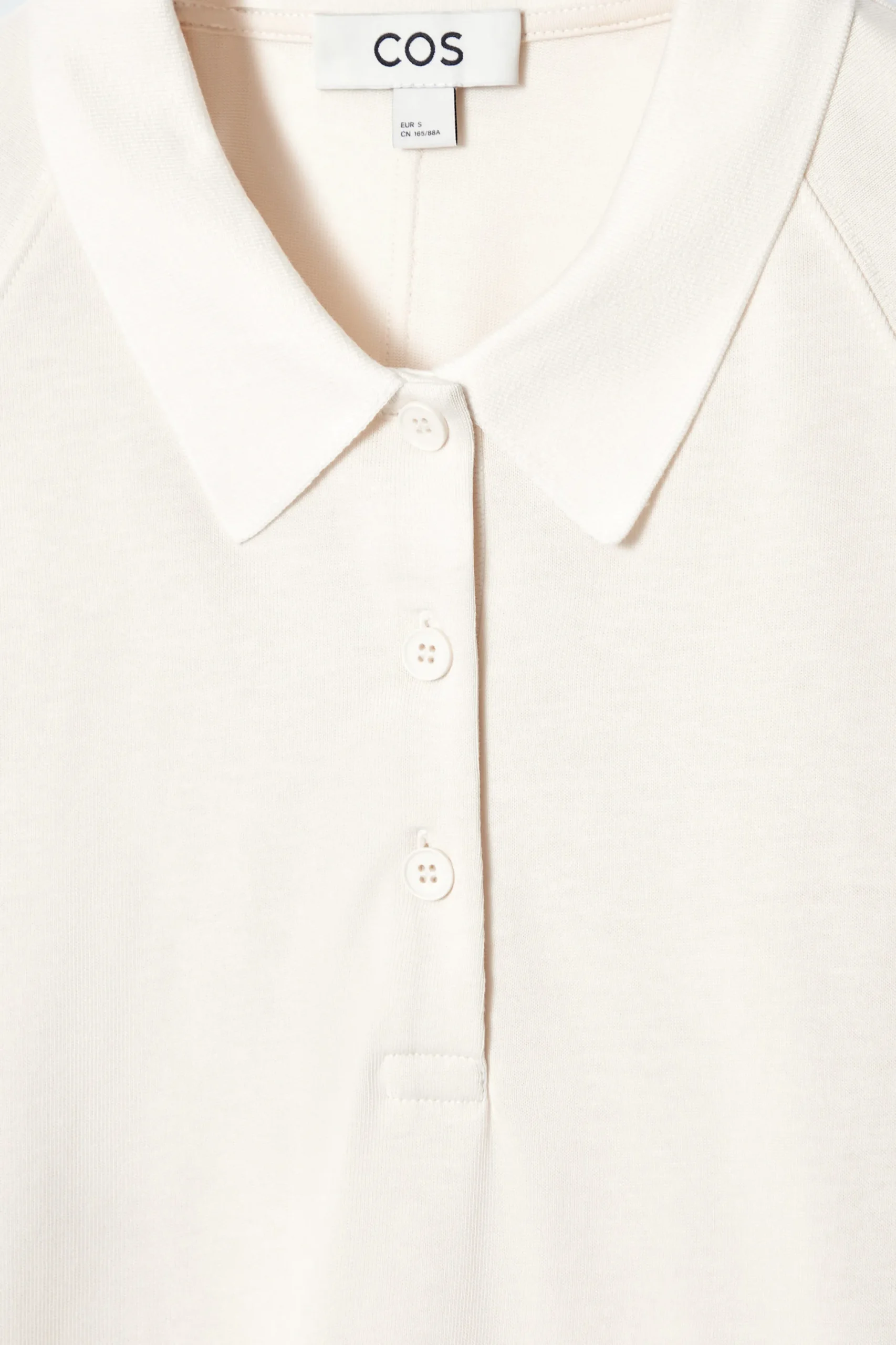 COS T-shirts | Toppar*STRUKTURERAD LÅNGÄRMAD POLOTRÖJA