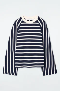 COS Toppar*STRUKTURERAD LÅNGÄRMAD T-SHIRT