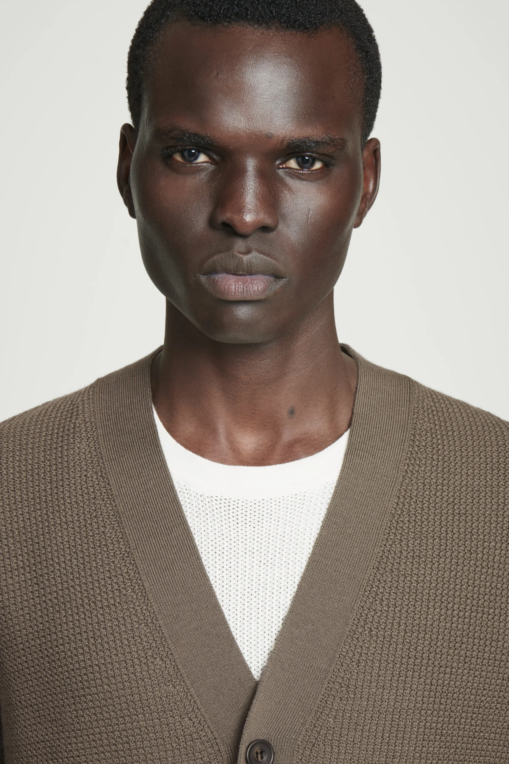 COS Stickat*TEXTURED MERINO WOOL CARDIGAN