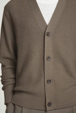 COS Stickat*TEXTURED MERINO WOOL CARDIGAN