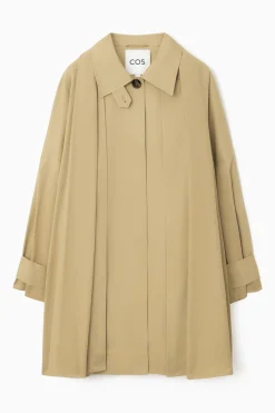 COS Jackor & Kappor*TRENCHCOAT I OVERSIZE-MODELL MED HALSDUK