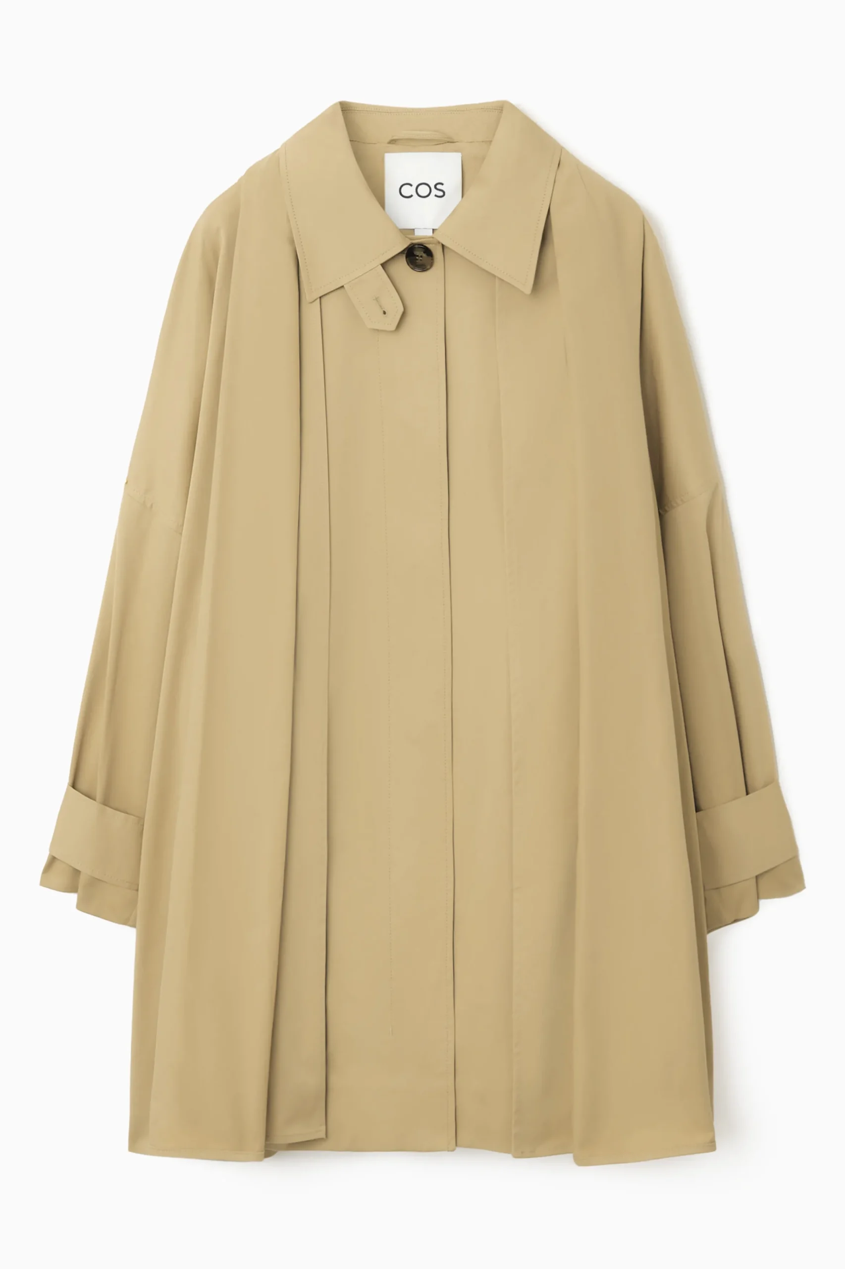 COS Jackor & Kappor*TRENCHCOAT I OVERSIZE-MODELL MED HALSDUK