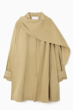 COS Jackor & Kappor*TRENCHCOAT I OVERSIZE-MODELL MED HALSDUK