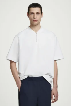 COS T-shirts*T-SHIRT I BOMULL MED KORT DRAGKEDJA