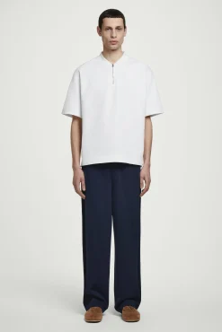 COS T-shirts*T-SHIRT I BOMULL MED KORT DRAGKEDJA