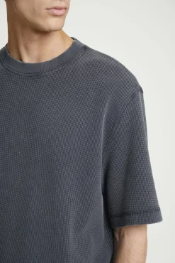 COS T-shirts*T-SHIRT I BOMULLSJERSEY MED VÅFFLAD TEXTUR