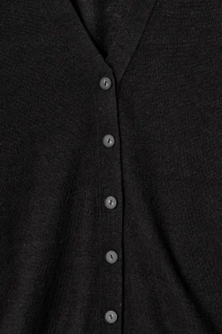COS Stickat*V-RINGAD CARDIGAN I MERINOULL OCH LINNE