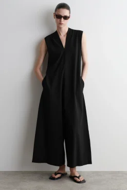 COS Byxor | Klänningar & Jumpsuits*V-RINGAD JUMPSUIT I BOMULLSJERSEY