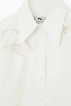 COS Toppar*WESTERN-SKJORTA MED BRODERIE ANGLAISE